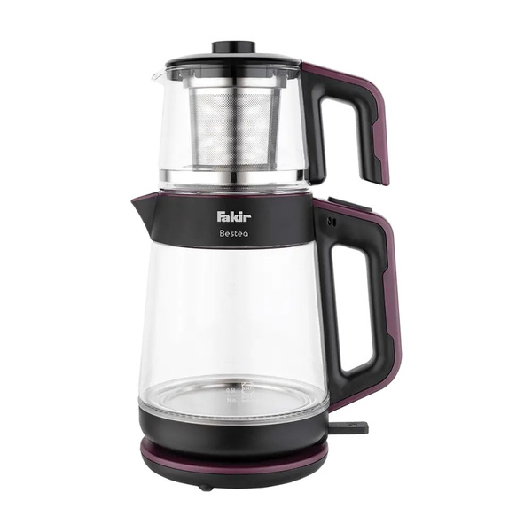 FAKIR Чайная машина Bestea Violet-Black 1900 Вт со стеклянным чайником ...