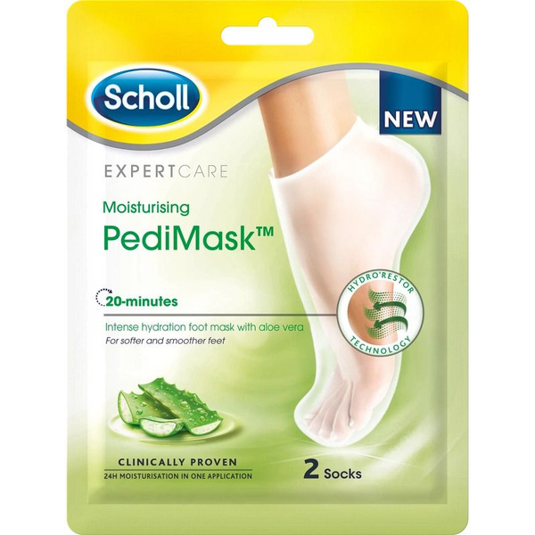 Scholl Маска для ног 20-минутная увлажняющая с Алоэ Вера (из Финляндии ...