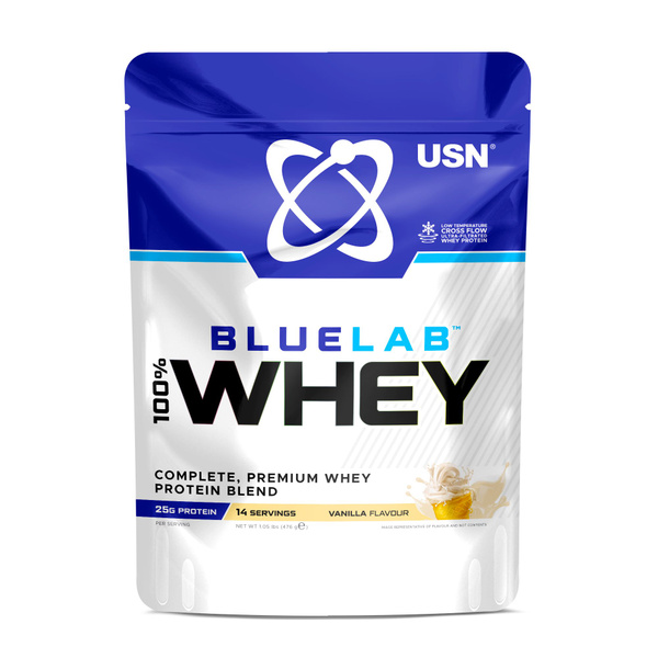 USN Протеин сывороточный, BlueLab Whey 476 грамм (Ваниль) - купить с ...