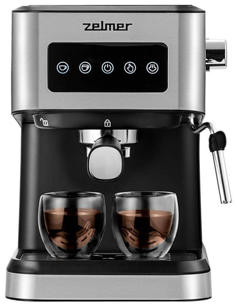 Автоматическая кофемашина Zelmer EXPRESSO ZCM6255 Inox/Black ...