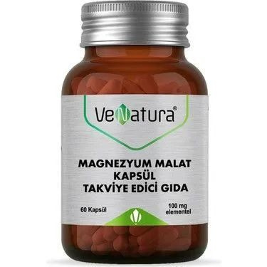 Venatura Венатура магния малат 100 мг 60 капсул - купить с доставкой по ...