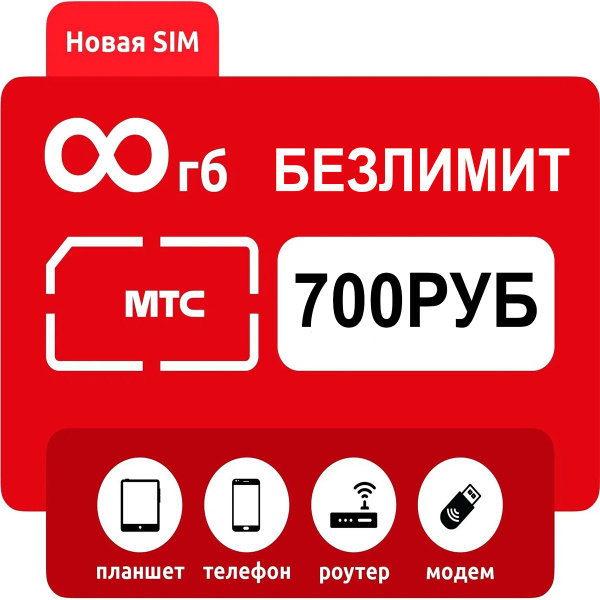 Характеристики SIM КАРТА тариф "Роутер бизнес pro" БЕЗЛИМИТНЫЙ ИНТЕРНЕТ ...