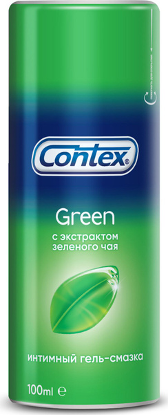 Лубрикант гель смазка Contex / Контекс Green с экстрактом зеленого чая ...