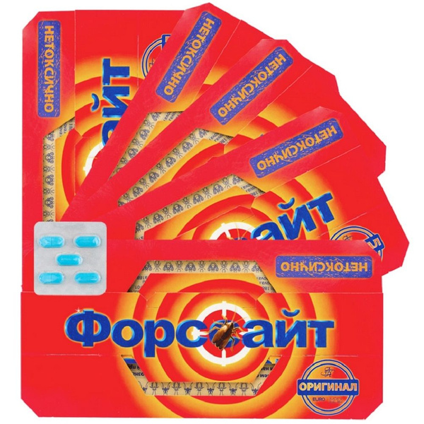 Форсайт (Форссайт) клеевая ловушка от тараканов с феромоновой таблеткой ...