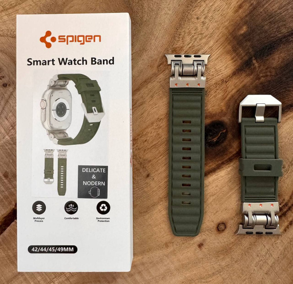 Ремешок силиконовый Spigen / для часов Apple Watch Ultra 42/44/45/49mm ...