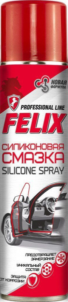 Силиконовая смазка FELIX, аэрозоль 400мл - купить в интернет-магазине ...