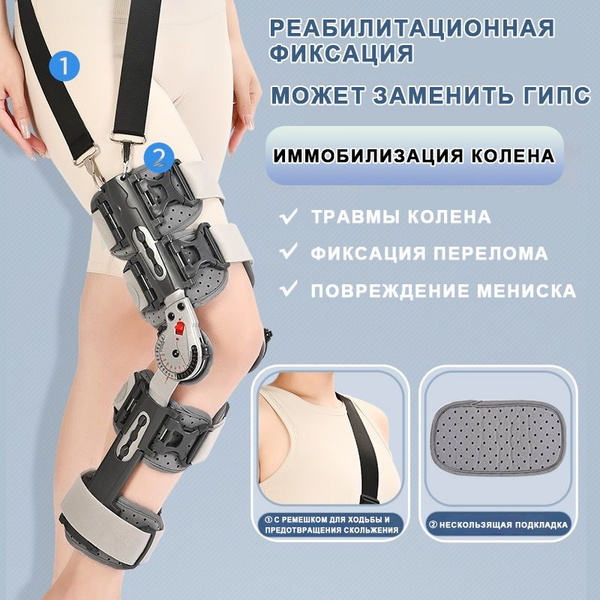 Медицинский регулируемый кронштейн для фиксации коленного ...