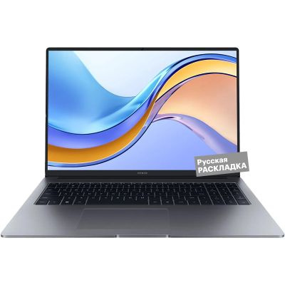 Ноутбук Honor MagicBook X16, 2024 r5 DOS, серый купить по низкой цене ...