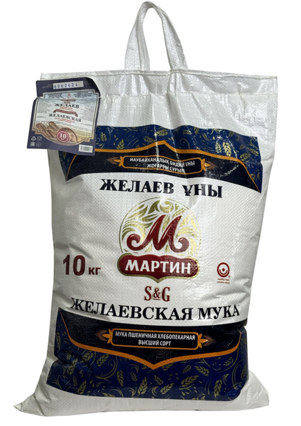 Мука пшеничная Желаевская хлебопекарная Высший сорт 10 кг - купить с ...