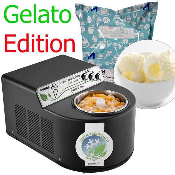 Мороженица автоматическая Nemox I-Green Gelatissimo Exclusive Black, 1 ...