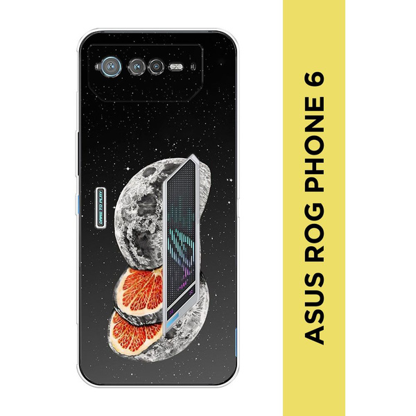 Силиконовый чехол на Asus ROG Phone 6 / Асус Рог Фон 6 "Космический ...