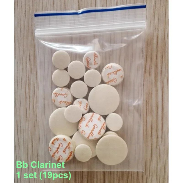 19 шт. чехлов для кларнета Bb немецкого стиля, войлочные накладки на ...
