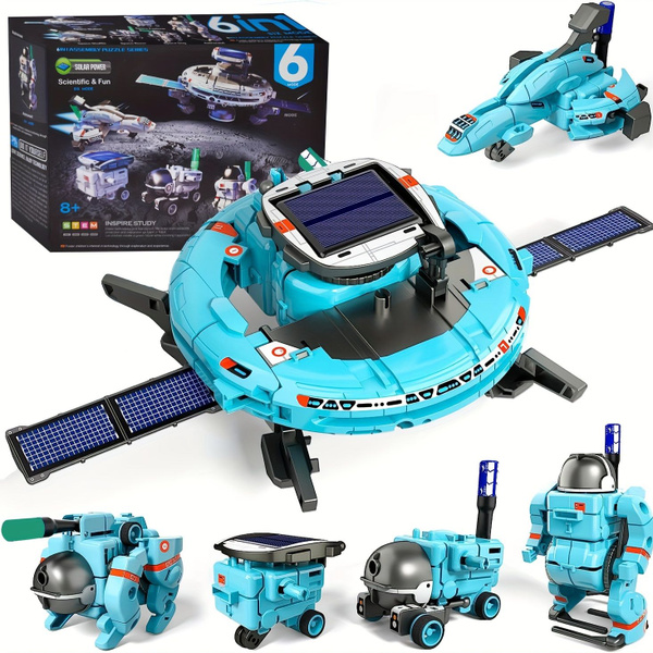 6-в-1 STEM комплект солнечных роботов, игрушки, подарки для детей ...