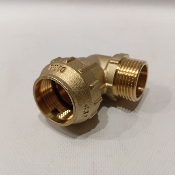 Угольник латунный 32х1'' НР для ПНД труб - купить с доставкой по ...