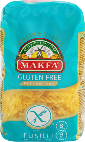 Макароны безглютеновые MAKFA Fusilli, 300г - купить с доставкой по ...