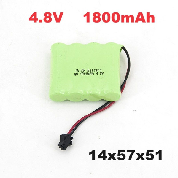 Аккумулятор Ni-Mh 4.8V 1800mAh форма Flatpack разъем YP-NIMH-48F-1800 ...