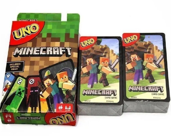 Настольная карточная игра UNO "Minecraft" (УНО Майнкрафт) купить на ...