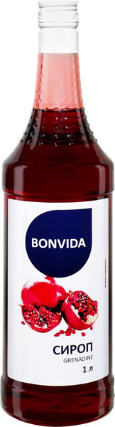 Сироп BONVIDA со вкусом Гренадин, 1л - купить с доставкой по выгодным ...