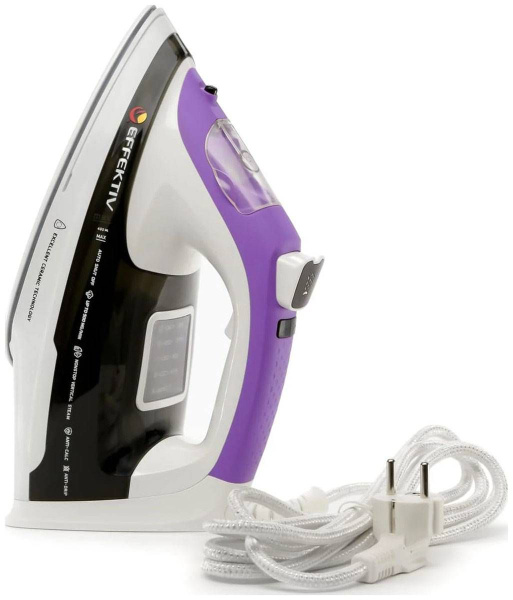 Утюг Effektiv Turbosteam Compact 2500Х фиолетовый - купить по выгодной ...