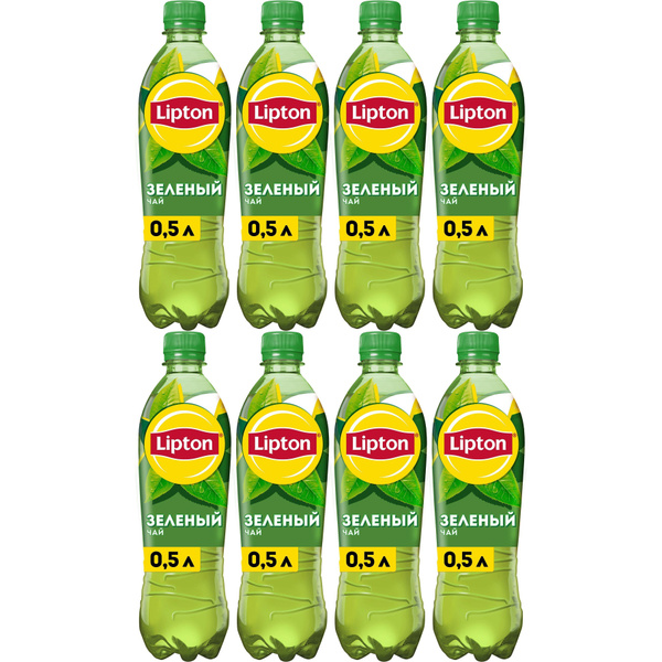 Холодный чай Lipton зеленый 500 мл, набор: 8 штук купить на OZON по ...