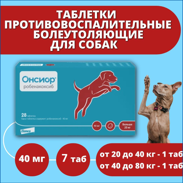 Онсиор 40 мг 7 таблеток/ блистер до 01.2027 г. - купить с доставкой по ...