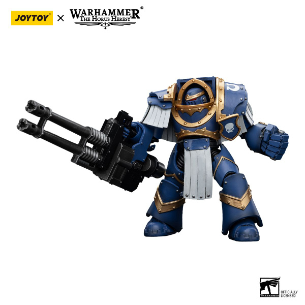 JOYTOY Warhammer 40k Ultramarines Cataphractii Terminator Sergente Con Spada Energetica – Action Figure 1/18 Da Collezione - 4