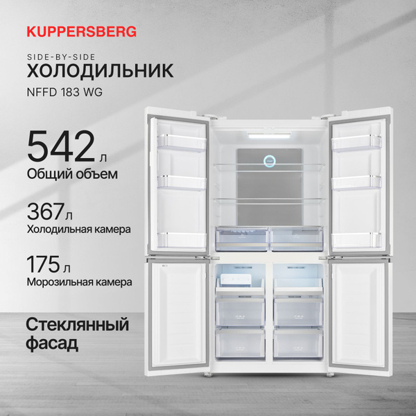 Холодильник Kuppersberg NFFD 183, белый - купить по доступной цене в ...