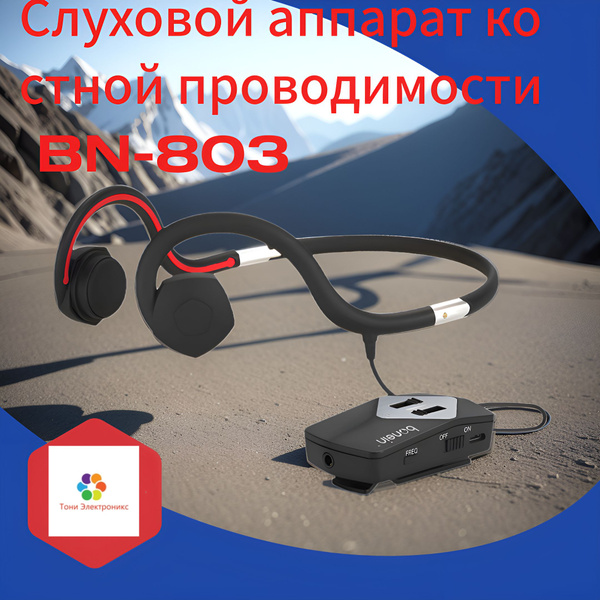 Слуховой аппарат + костная проводимость, шумоподавление и защита от воя ...