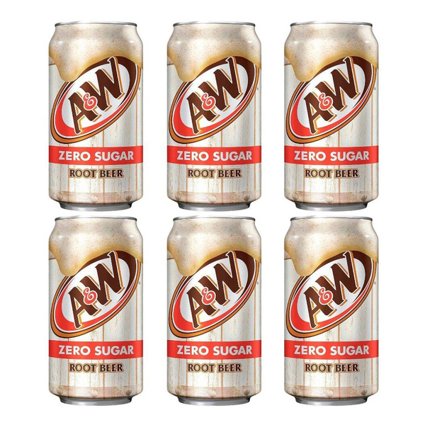 A&W ZERO SUGAR ROOT BEER 12缶✖︎4ケース A&W ゼロシュガー ルート