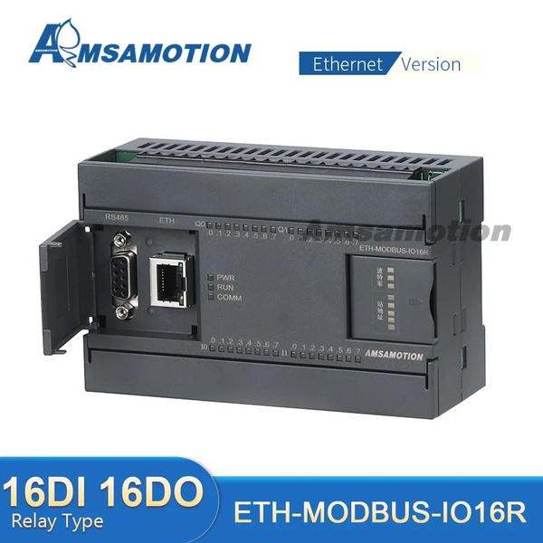 ETH-MODBUS-IO16R Протокол RTU RS485 PLC, Расширяемый модуль, 16 ...