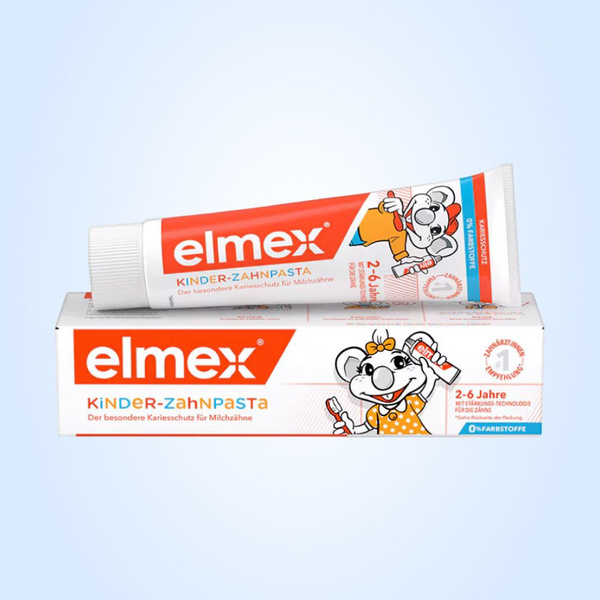 Детская зубная паста Elmex Kids (Элмекс Кидс) от 2 до 6 лет, 50 мл ...