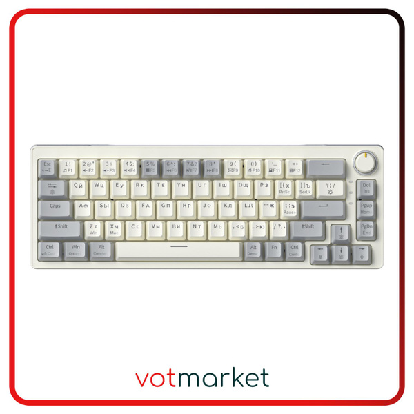 Клавиатура механическая 65% проводная VOROTEX K680 Yellow Switch ...