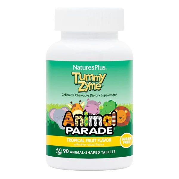 Ферменты для детей / Natures Plus Animal Parade Tummy Zyme, 90 ...