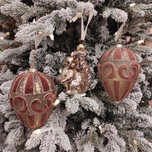 Набор елочных украшений белочка орешками Karlsbach, Уценка - купить по ...