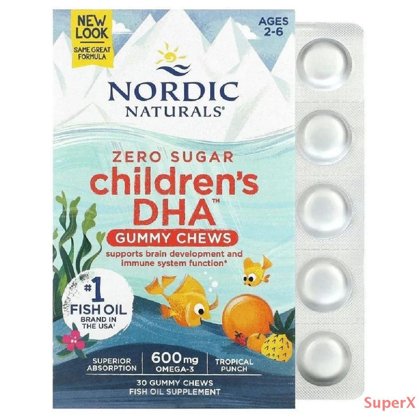 ДГК пищевая добавка Nordic Naturals, рыбий жир, омега-3, для детей 2-6 ...