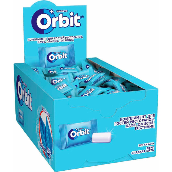 Жевательная резинка Orbit Сладкая мята 300 шт х 1,36 г купить на OZON ...