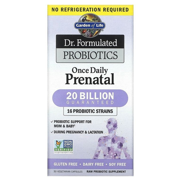 Garden of Life, Dr. Formulated, Probiotics, Once Daily Prenatal ...