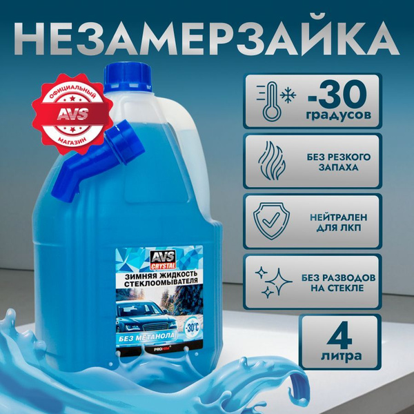 Незамерзайка для автомобиля -30, омывайка для авто зимняя купить на ...