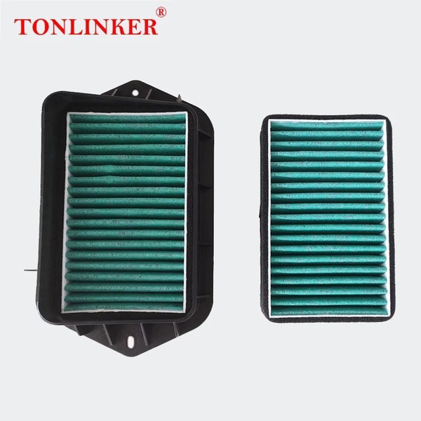 tonlinker Фильтр воздушный Угольный арт. 2Holes-5N0815479A/B, 1 шт ...