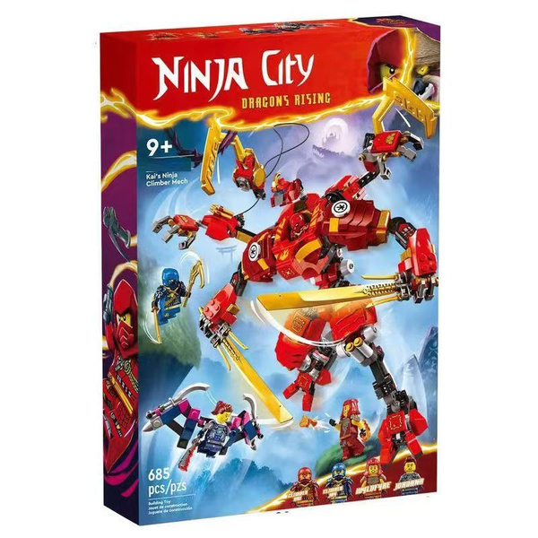 Характеристики лего NINJAGO серия, LEGO 71812 Робот-альпинист ниндзя ...