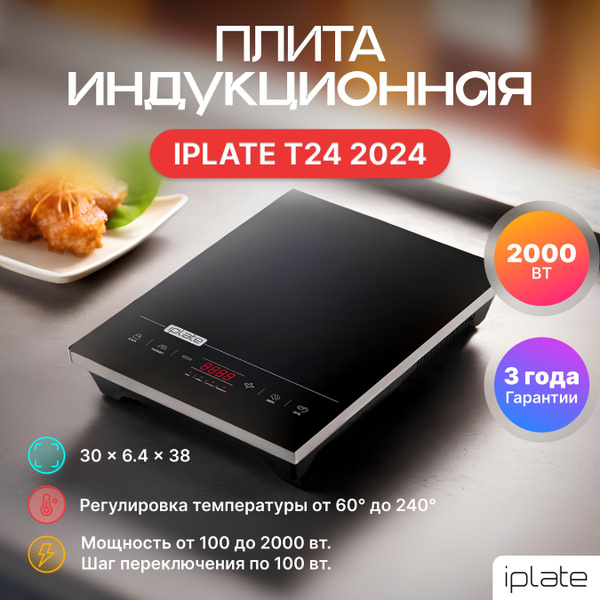 Iplate Индукционная настольная плита Индукционная плита YZ-T24 ...