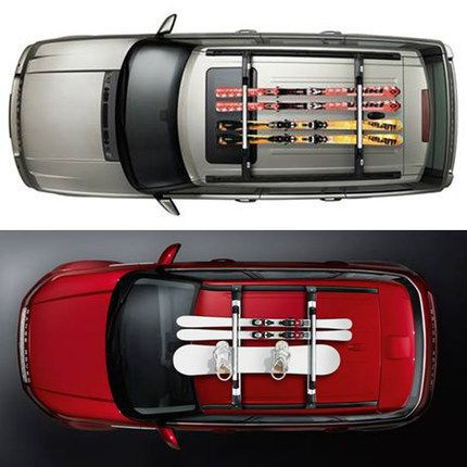 Багажник для лыж и сноубордов, Аэродинамическая поперечина, 81 см ...