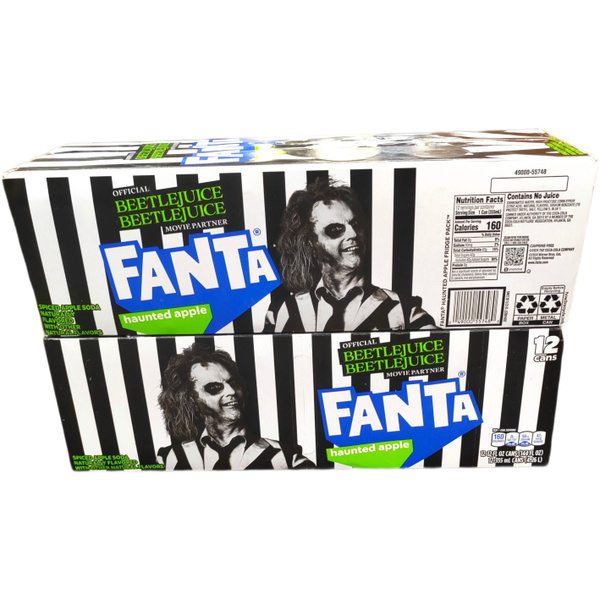 FANTA, Газированный напиток Фанта Beetlejuice (Яблоко и Корица), 24 шт ...