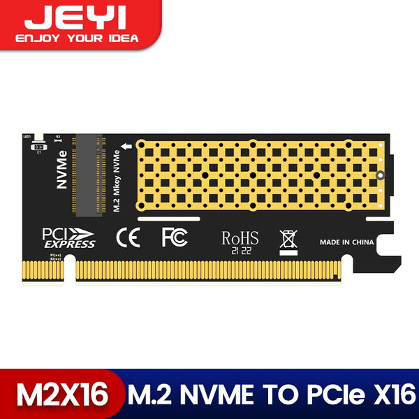 Адаптер NVMe для SSD m.2 в слот PCI-e x16, 4.0 купить на OZON по низкой ...