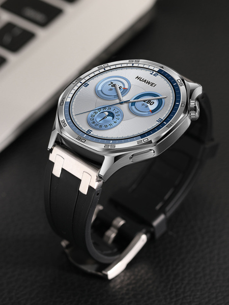 ремешок Силиконовый 22 мм,применяемый для Huawei Watch Ultimate/GT5 ...