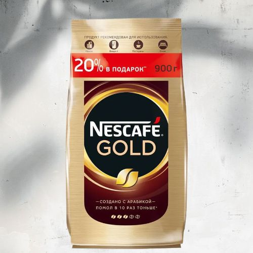 Кофе растворимый Nescafe "Gold", сублимированный, с молотым, тонкий ...
