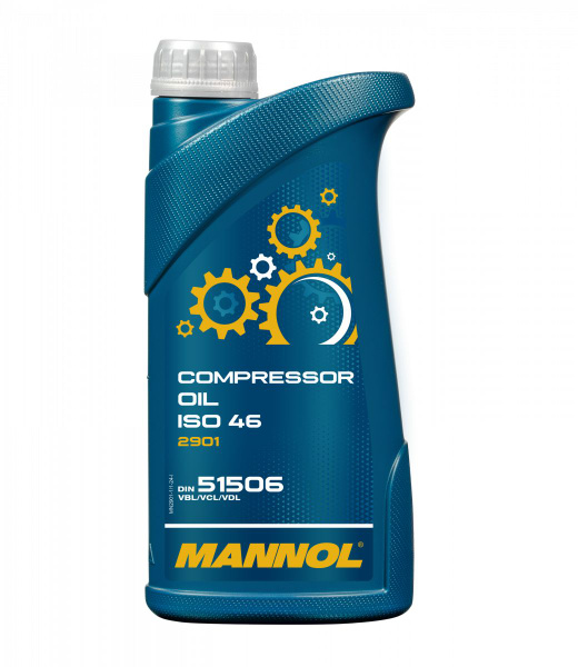 MANNOL Масло компрессорное Compressor Oil ISO 46 мин. 1л MN2901-1 ...