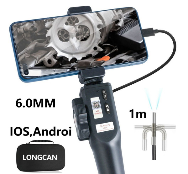 Автомобильный эндоскоп/6.0мм/ios,android,pc /поворот 420 степень/1m ...