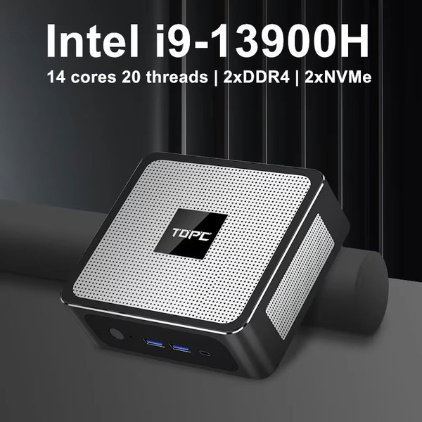 Мини-ПК TH7 (Intel Core i7-12700H, RAM Отсутствует, Intel Iris Xe ...