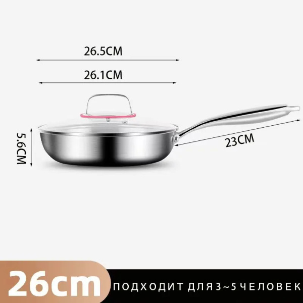 Сковорода ZWILLING C833C97C0F5F4C63986488F2034B6089, 26 см купить c ...